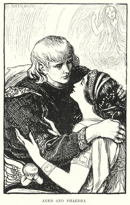 Aner und Phaedra (Gravur) von Amelia M. (attr.to) Bowerley or Bauerle