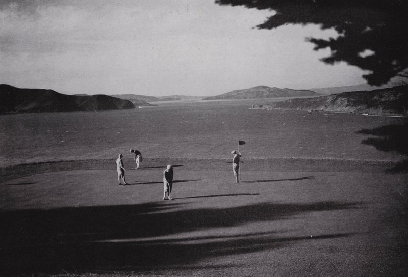 Kalifornien: San Francisco, Lincoln Park, mit Blick auf das Golden Gate, den Ozean und die Stadt von American Photographer (after)
