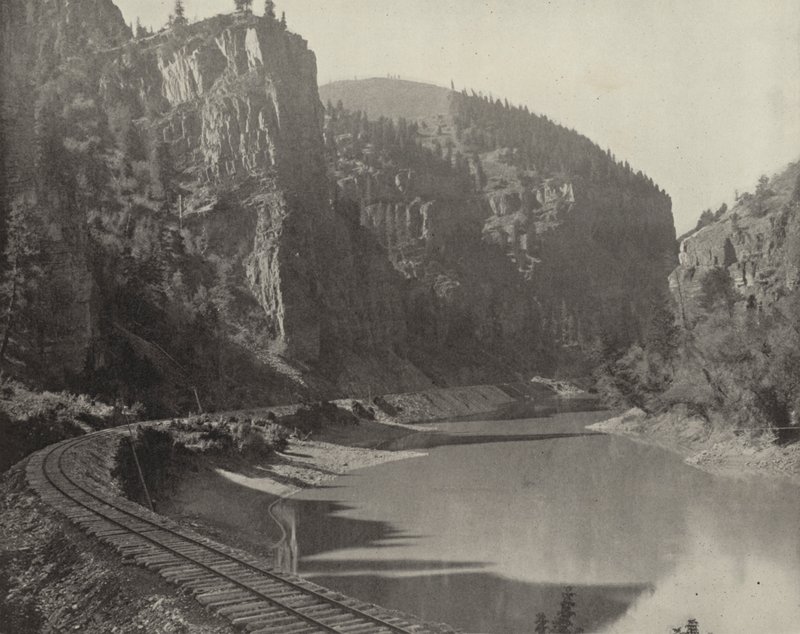 Echo Cliffs, Canyon des Grand River, Colorado (s/w Foto) von American Photographer (after)