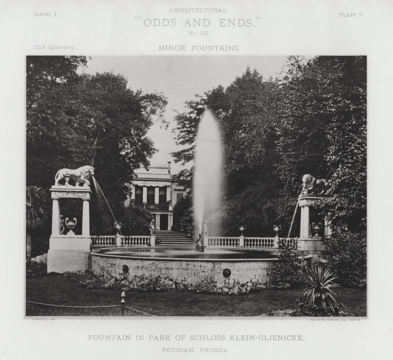 Brunnen im Park von Schloss Klein-Glienicke, Potsdam, Preußen von American Photographer (after)