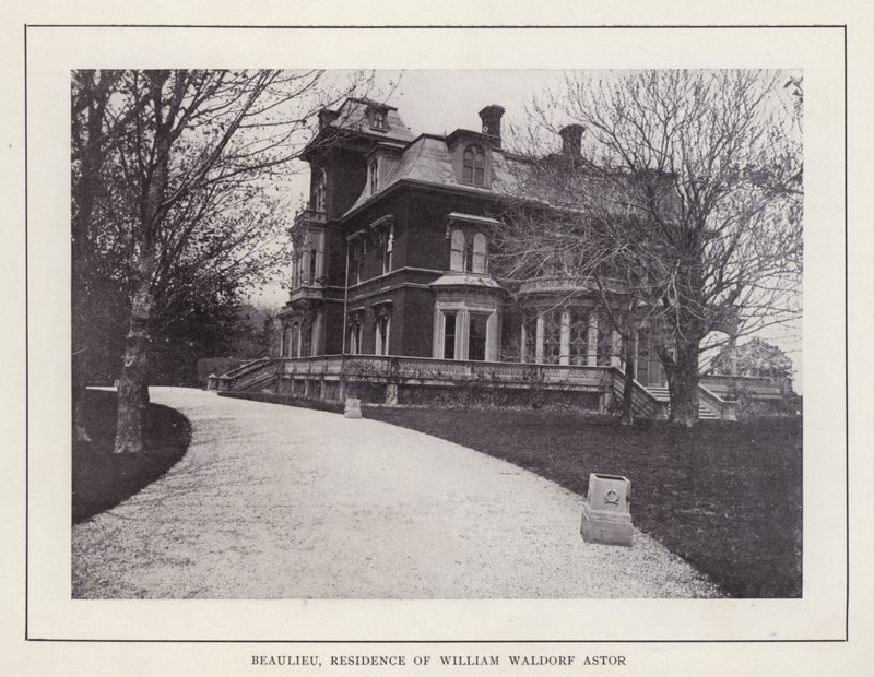 Newport, Rhode Island: Beaulieu, Residenz von William Waldorf Astor von American Photographer (after)