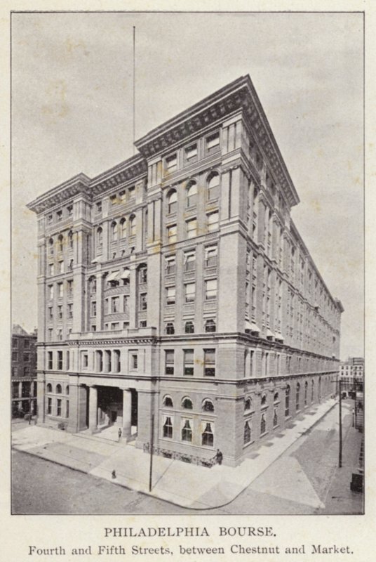 Philadelphia: Philadelphia Bourse, Fourth und Fifth Streets, zwischen Chestnut und Market von American Photographer (after)