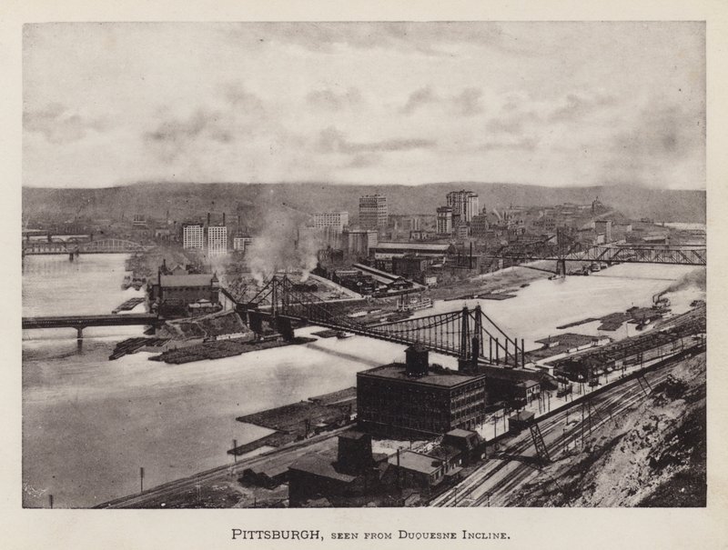 Pittsburgh: Pittsburgh, gesehen von Duquesne Incline von American Photographer (after)