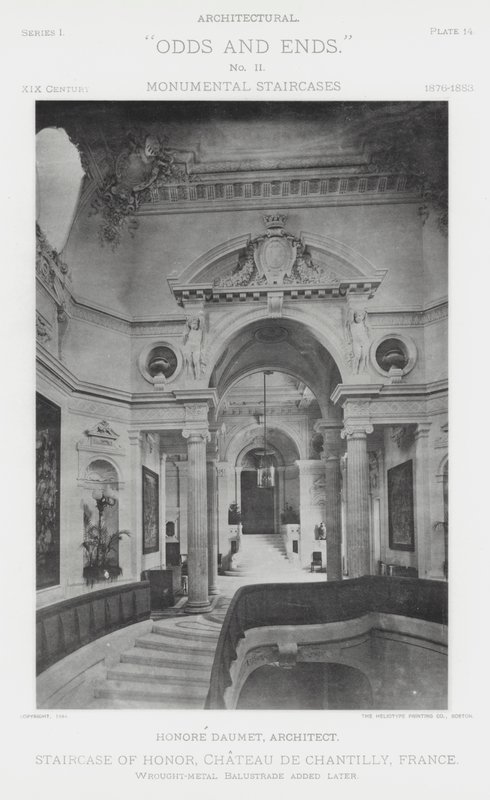 Ehrentreppe, Schloss Chantilly, Frankreich von American Photographer (after)