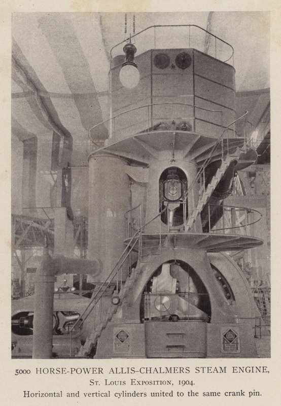 5000-PS-Allis-Chalmers-Dampfmaschine, St. Louis Ausstellung von American Photographer