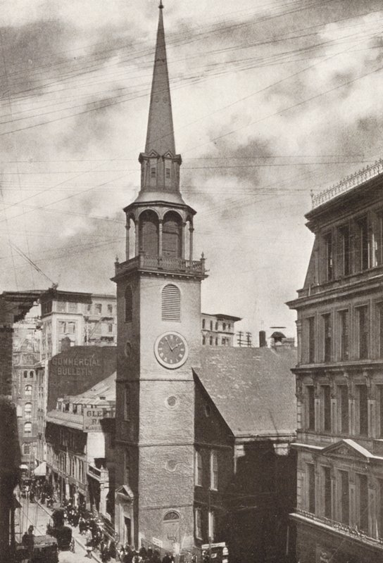 Boston: Alte Südliche Kirche, Washington Street von American Photographer