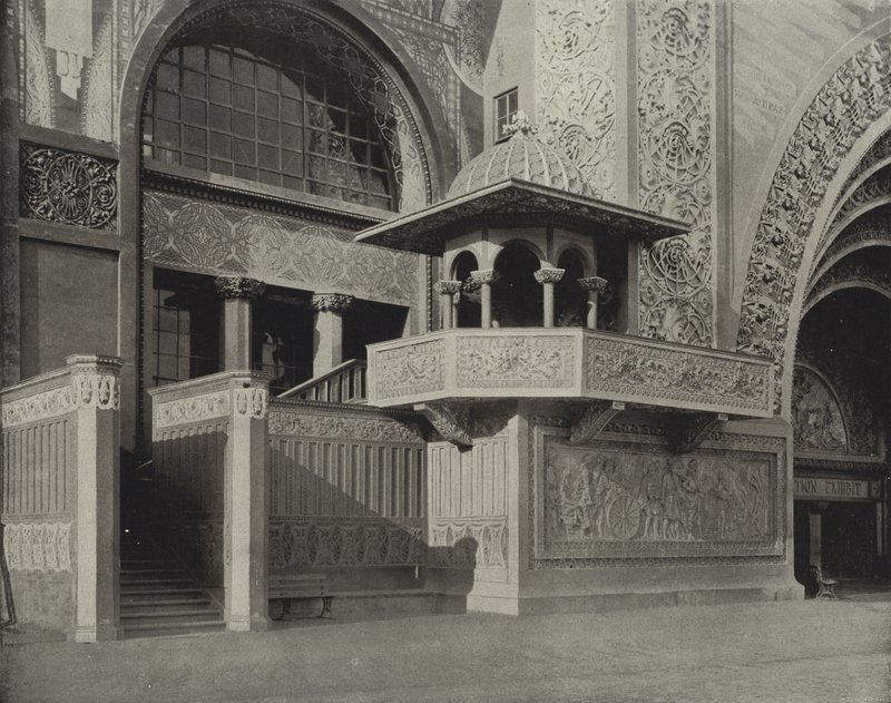 Details des goldenen Portals von American Photographer