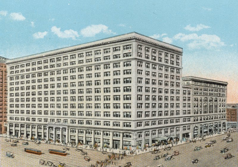 Marshall Field und Companys Einzelhandelsgeschäft, State und Washington von American Photographer