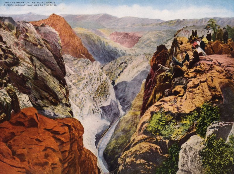 Am Rande der Royal Gorge (Farbfoto) von American Photographer