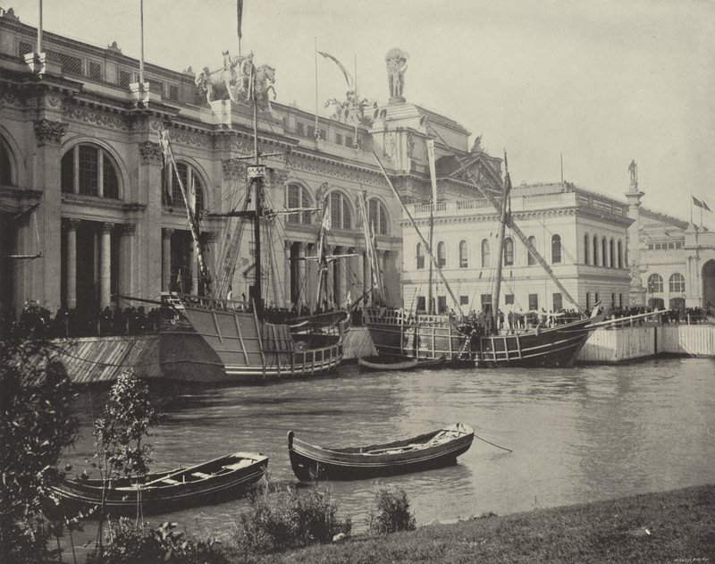 Die spanischen Karavellen Nina und Pinta von American Photographer