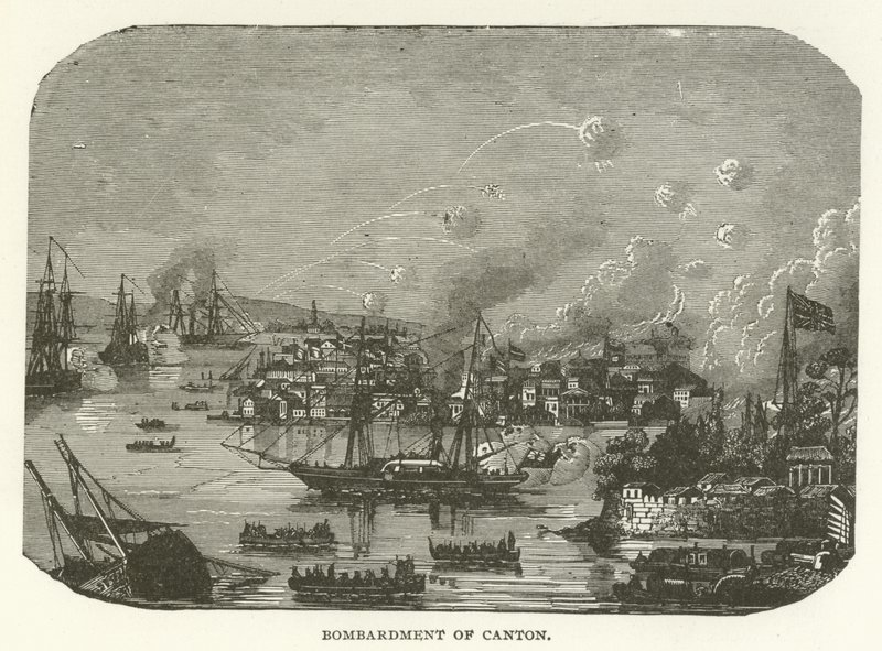 Bombardierung von Kanton von American School