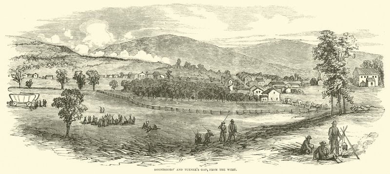 Boonesboro und Turners Gap, vom Westen, September 1862 von American School
