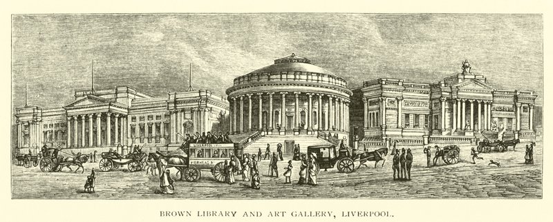 Brown Bibliothek und Kunstgalerie, Liverpool von American School