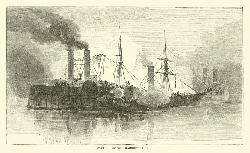 Eroberung der Harriet Lane, Januar 1863 von American School