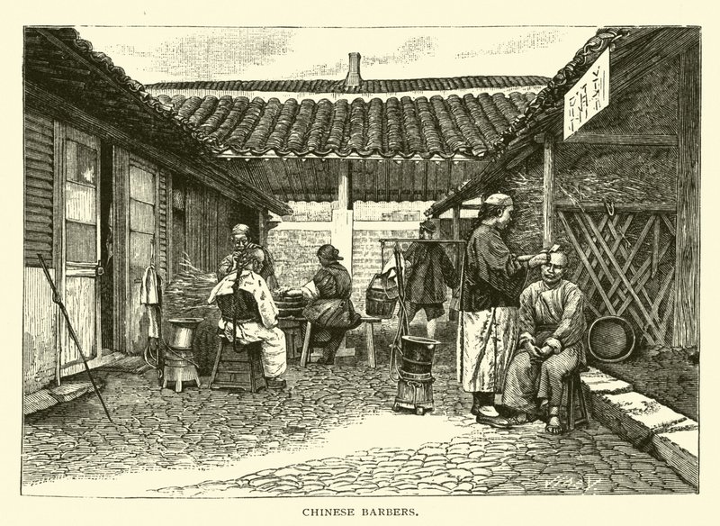 Chinesische Friseure von American School