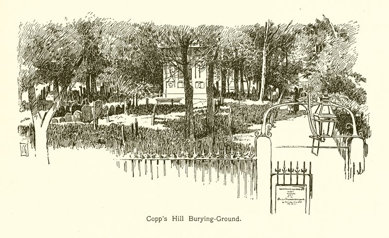Copps Hill Friedhof von American School