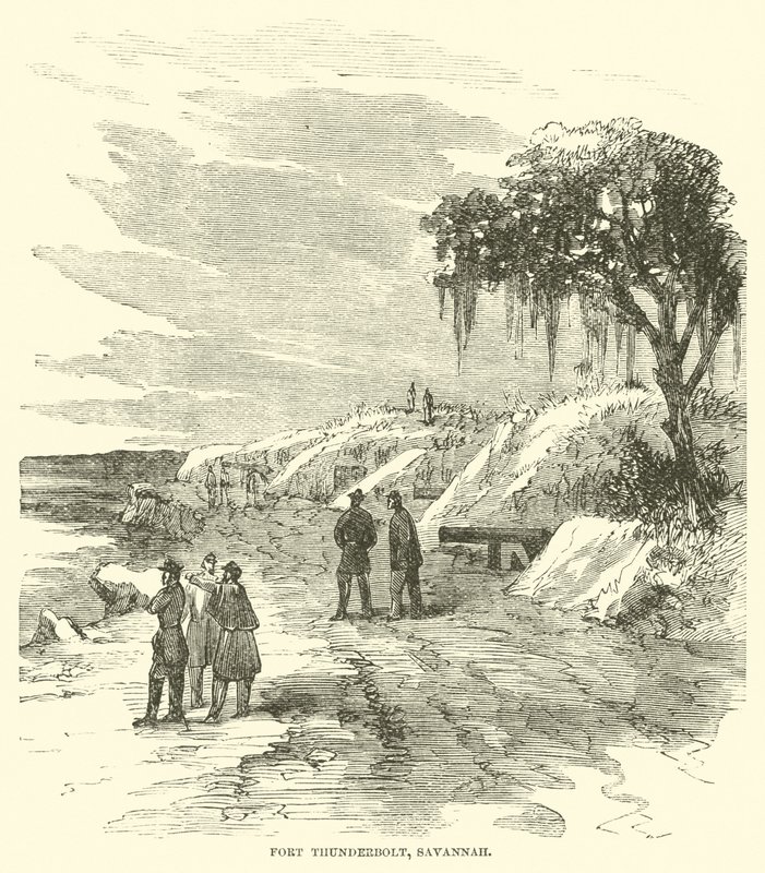 Fort Thunderbolt, Savannah, Dezember 1864 von American School