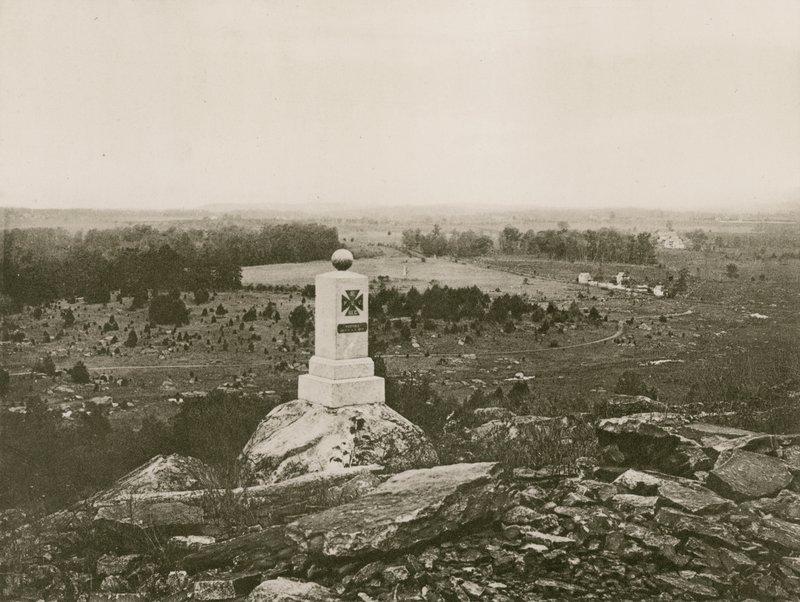 Schlachtfeld von Gettysburg von American School