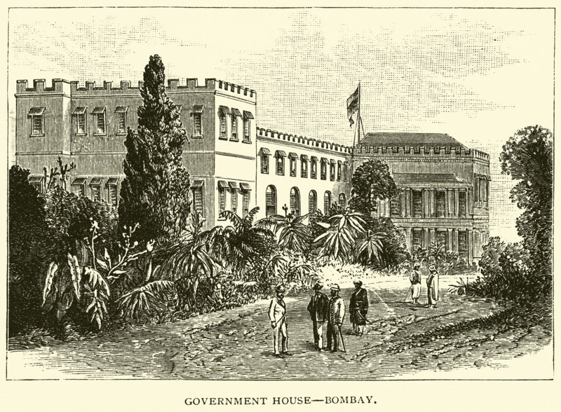 Regierungshaus, Bombay von American School