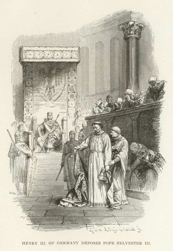 Heinrich III. von Deutschland setzt Papst Silvester III. ab von American School