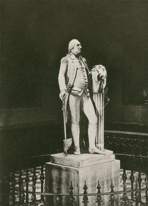 Hudsons Statue von George Washington von American School