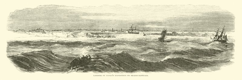 Landung der Banks-Expedition auf Brazos Santiago, November 1863 von American School