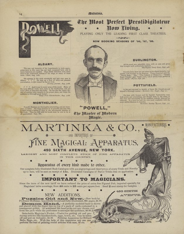 Magie-Werbung von American School
