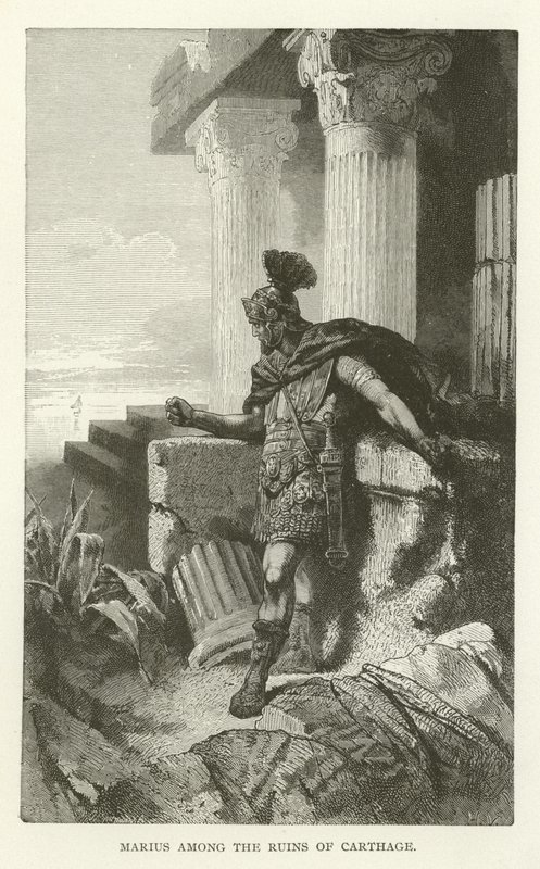 Marius unter den Ruinen von Karthago von American School
