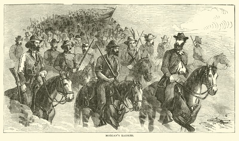 Morgans Räuber, Juli 1863 von American School