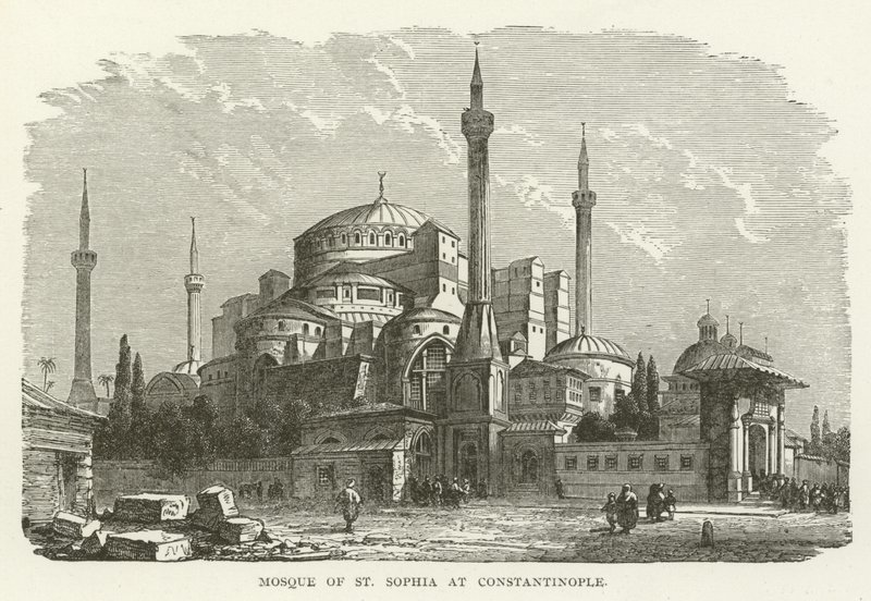 Moschee der Hagia Sophia in Konstantinopel von American School