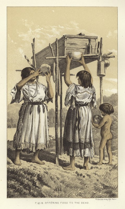 Nahrungsopfer für die Toten von American School