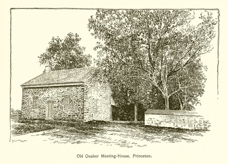 Altes Quäker-Versammlungshaus, Princeton von American School