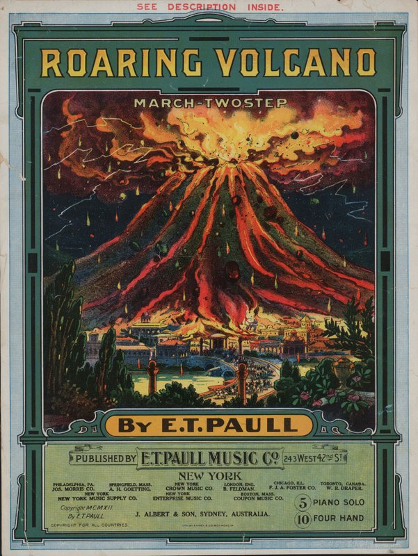 Tosender Vulkan von American School