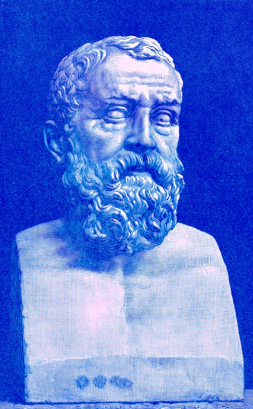 Solon, Illustration aus Geschichte Griechenlands von Victor Duruy, veröffentlicht 1890 von American School