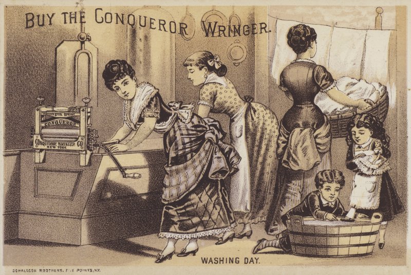 Waschtag (Chromolithografie) von American School