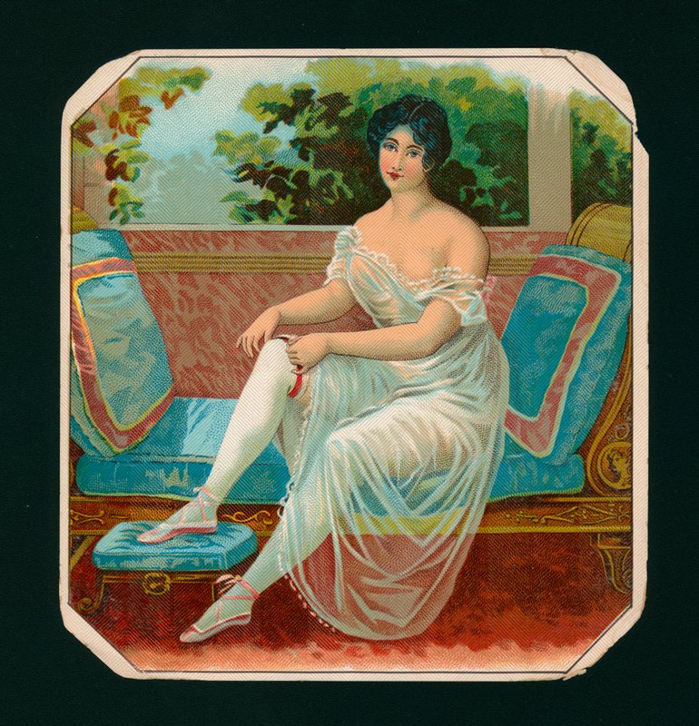 Frau beim Ankleiden von American School