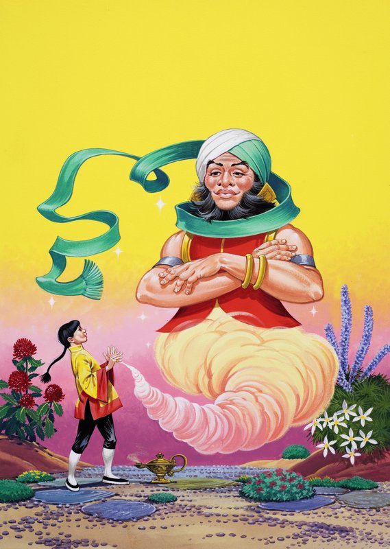 Aladdin und seine Wunderlampe von Angus McBride