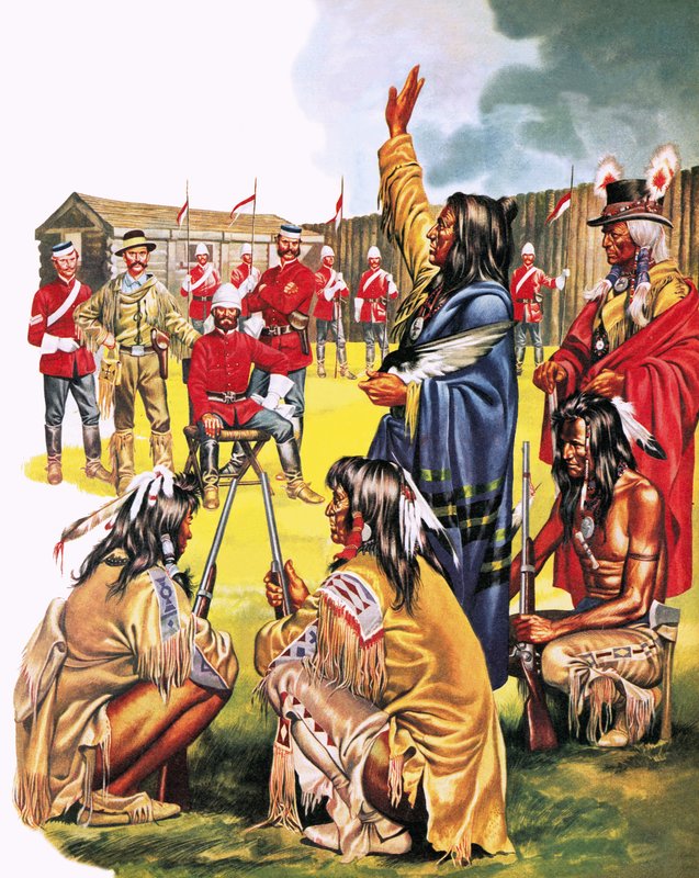 Geschichten der kanadischen Mounties: Der lange Marsch von Angus McBride