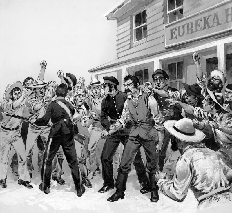 Die Verteidigung der Eureka Stockade von Angus McBride