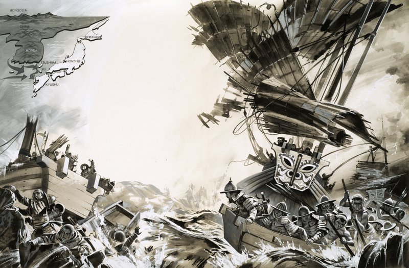 Die verdammte Armada von Kublai Khan von Angus McBride