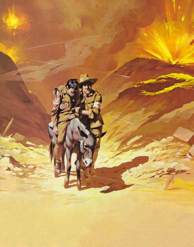 Der Mann mit dem Esel, John Simpson von Angus McBride