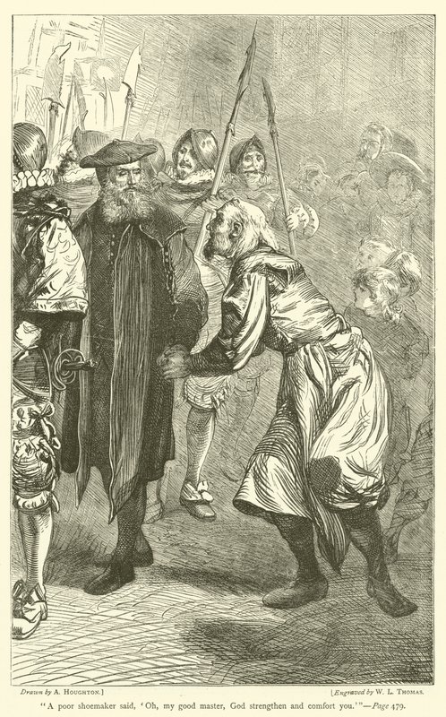 Ein armer Schuster sagte: Oh, mein guter Meister, Gott stärke und tröste dich von Arthur Boyd Houghton