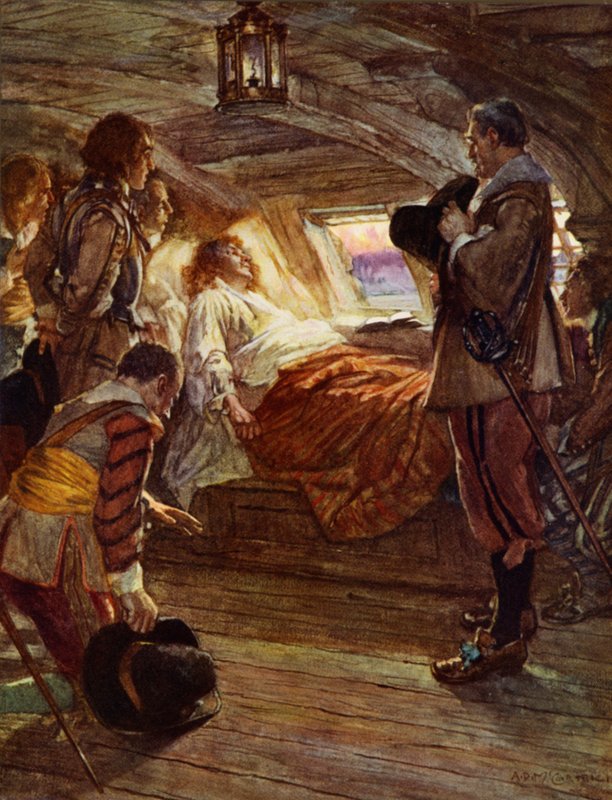 Der Tod von Admiral Blake von Arthur David McCormick