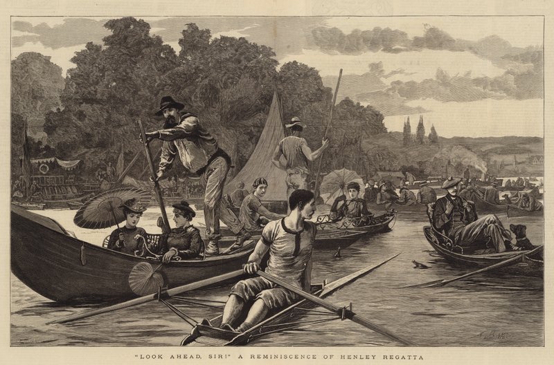 Schau voraus, Sir! Eine Erinnerung an die Henley-Regatta von Arthur Hopkins