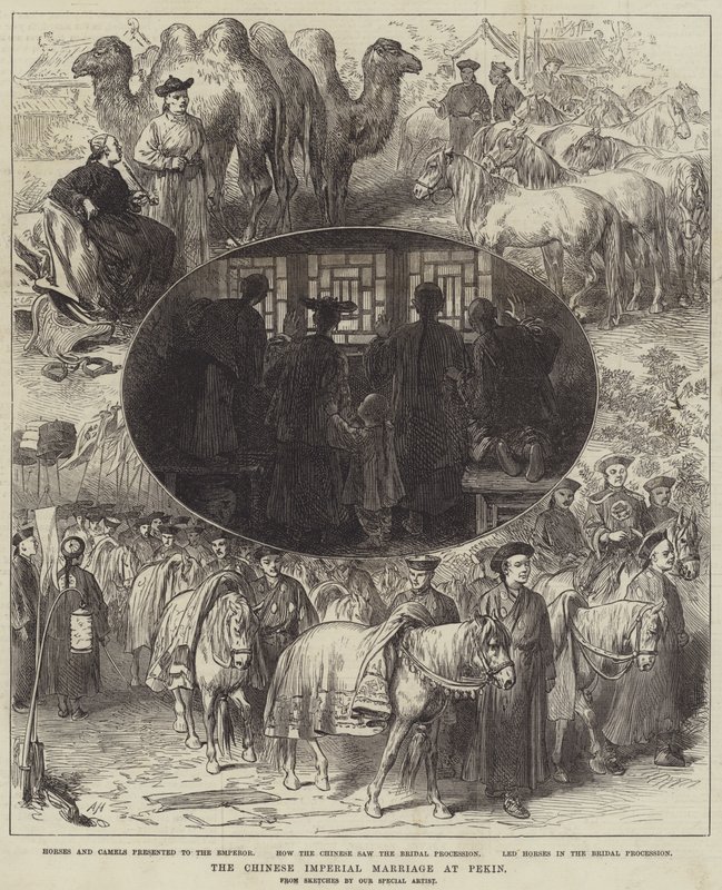 Die chinesische Kaiserhochzeit in Peking von Arthur Hopkins