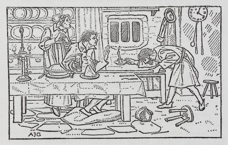 Hans Christian Andersen: Großer Klaus und kleiner Klaus von Arthur Joseph Gaskin