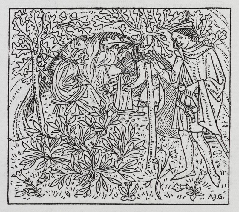 Hans Christian Andersen: Der Garten des Paradieses von Arthur Joseph Gaskin
