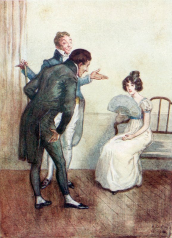 Illustration für Northanger Abbey von Jane Austen von Arthur Wallis Mills