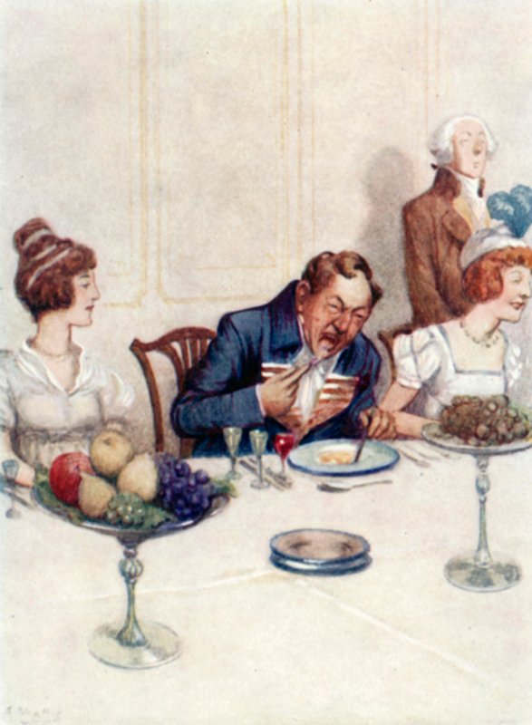 Illustration für Stolz und Vorurteil von Jane Austen von Arthur Wallis Mills