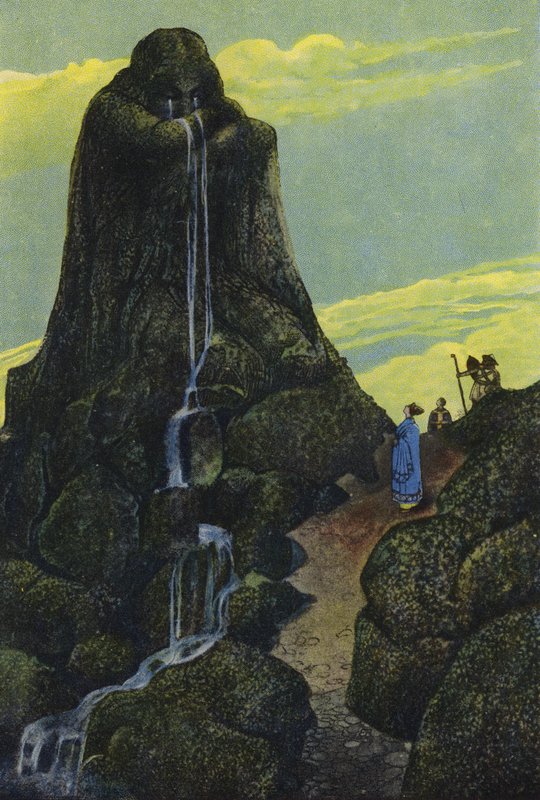 Niobe verwandelt sich in den weinenden Felsen von Artus Scheiner